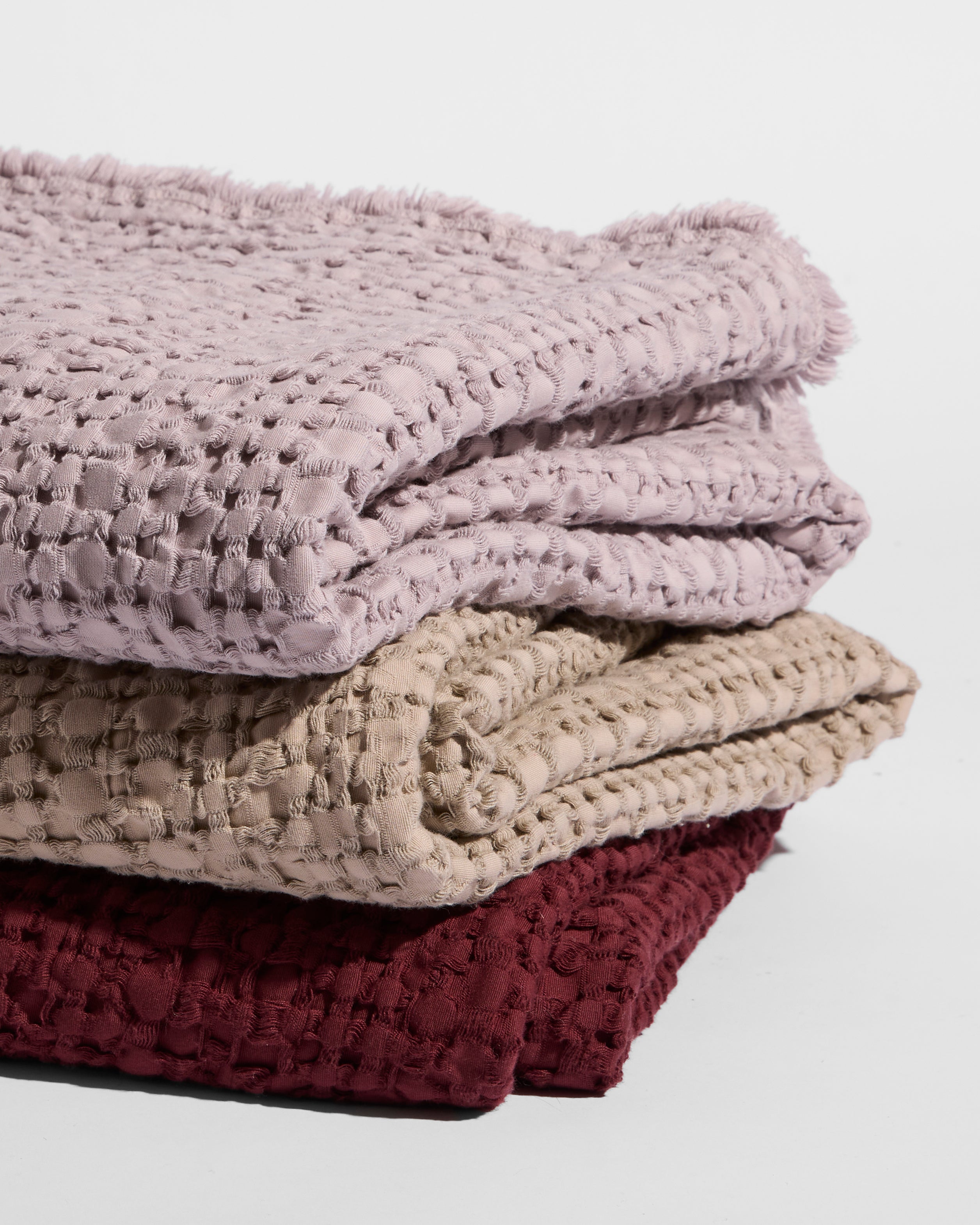 Morno Throw Blanket in Ash Violet