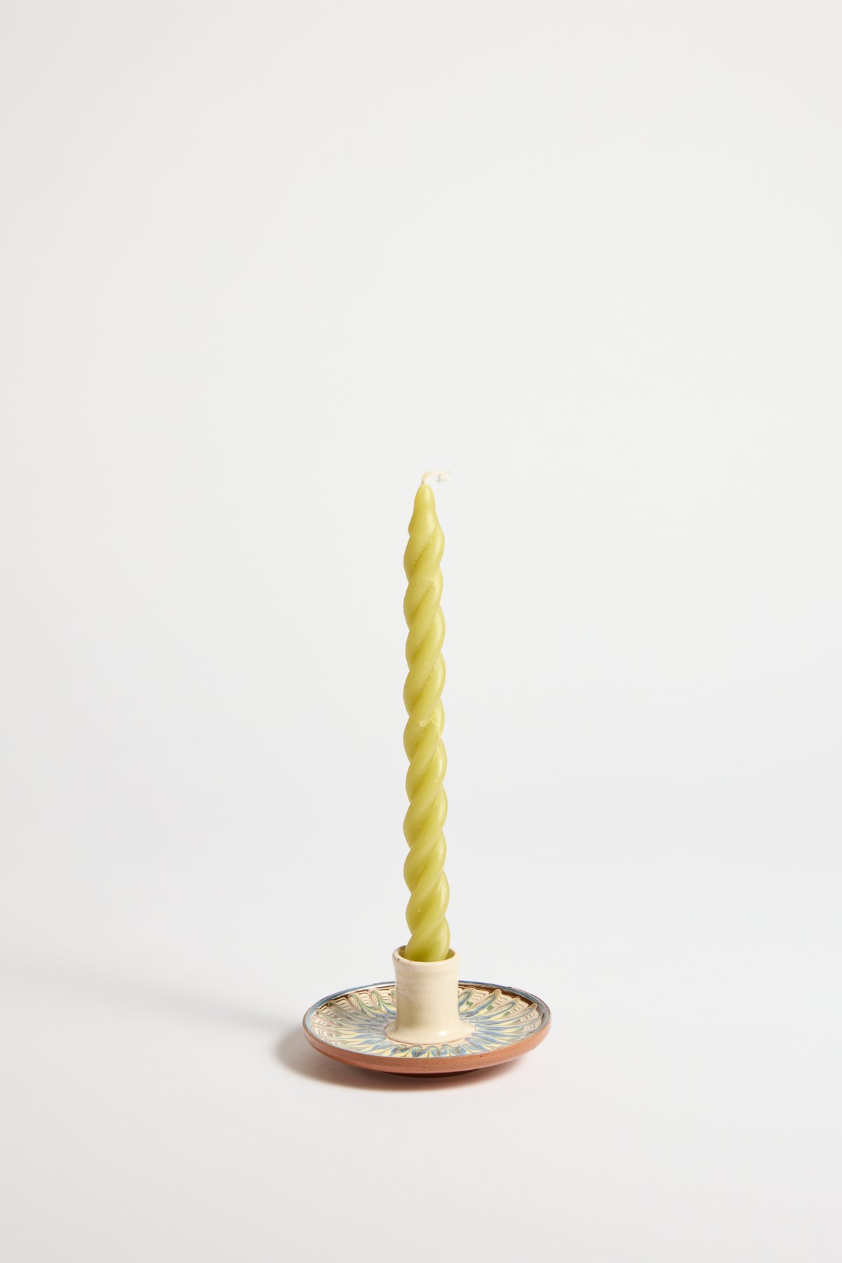Horezu Painted Ceramic Candleholders