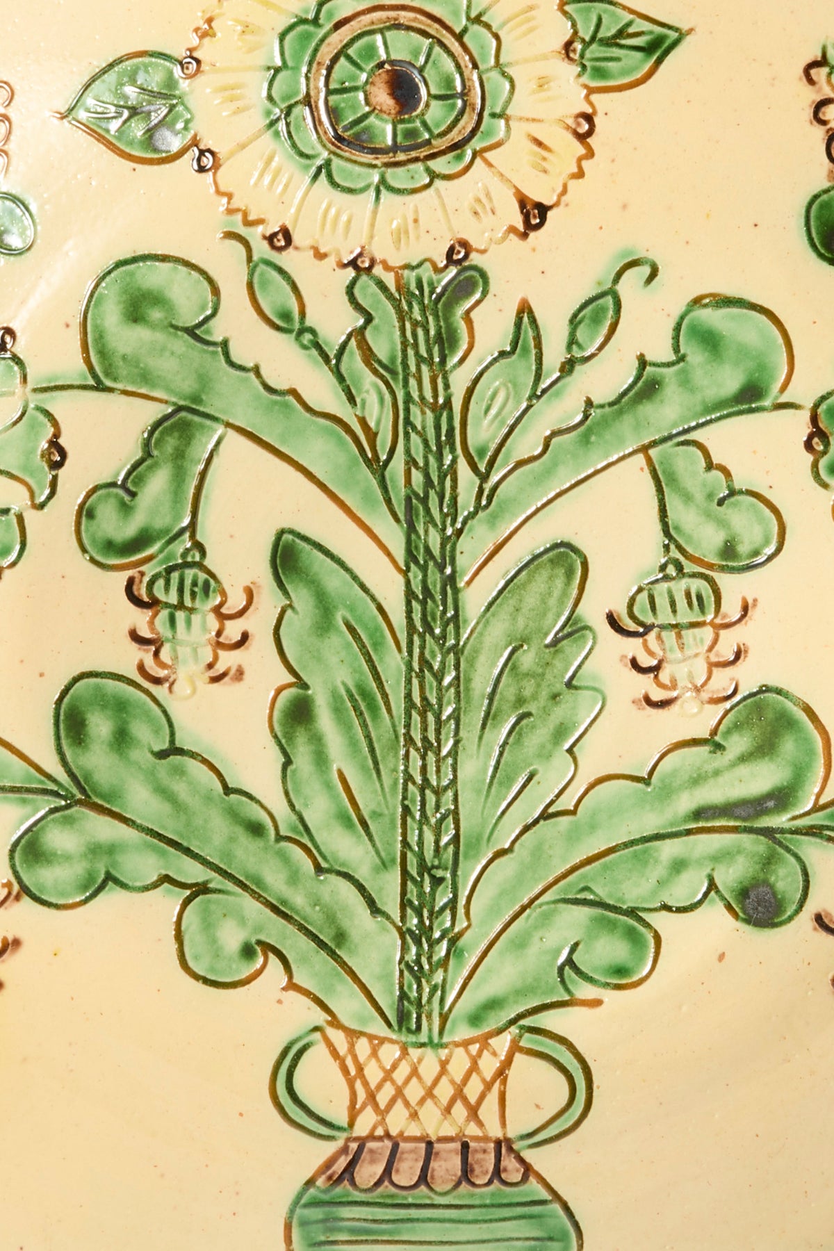 Horezu Ceramic Painted Dinner Plate