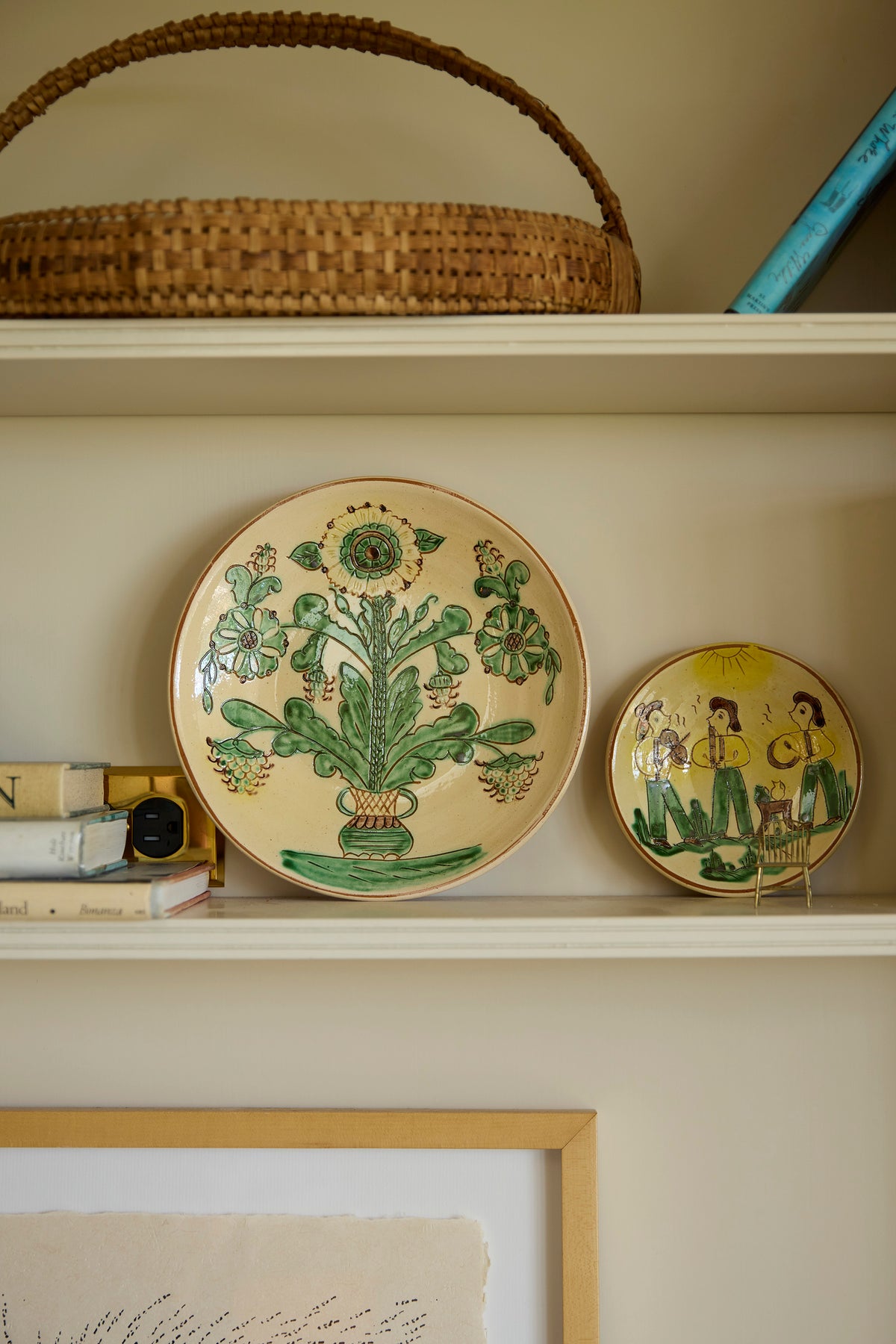 Horezu Ceramic Painted Dinner Plate