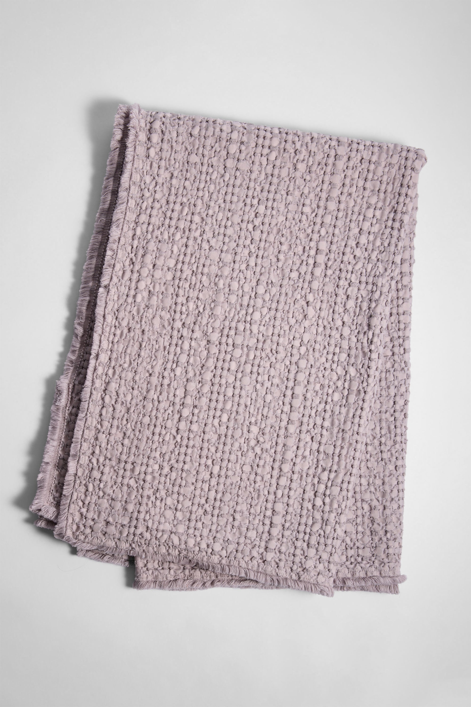 Morno Throw Blanket in Ash Violet