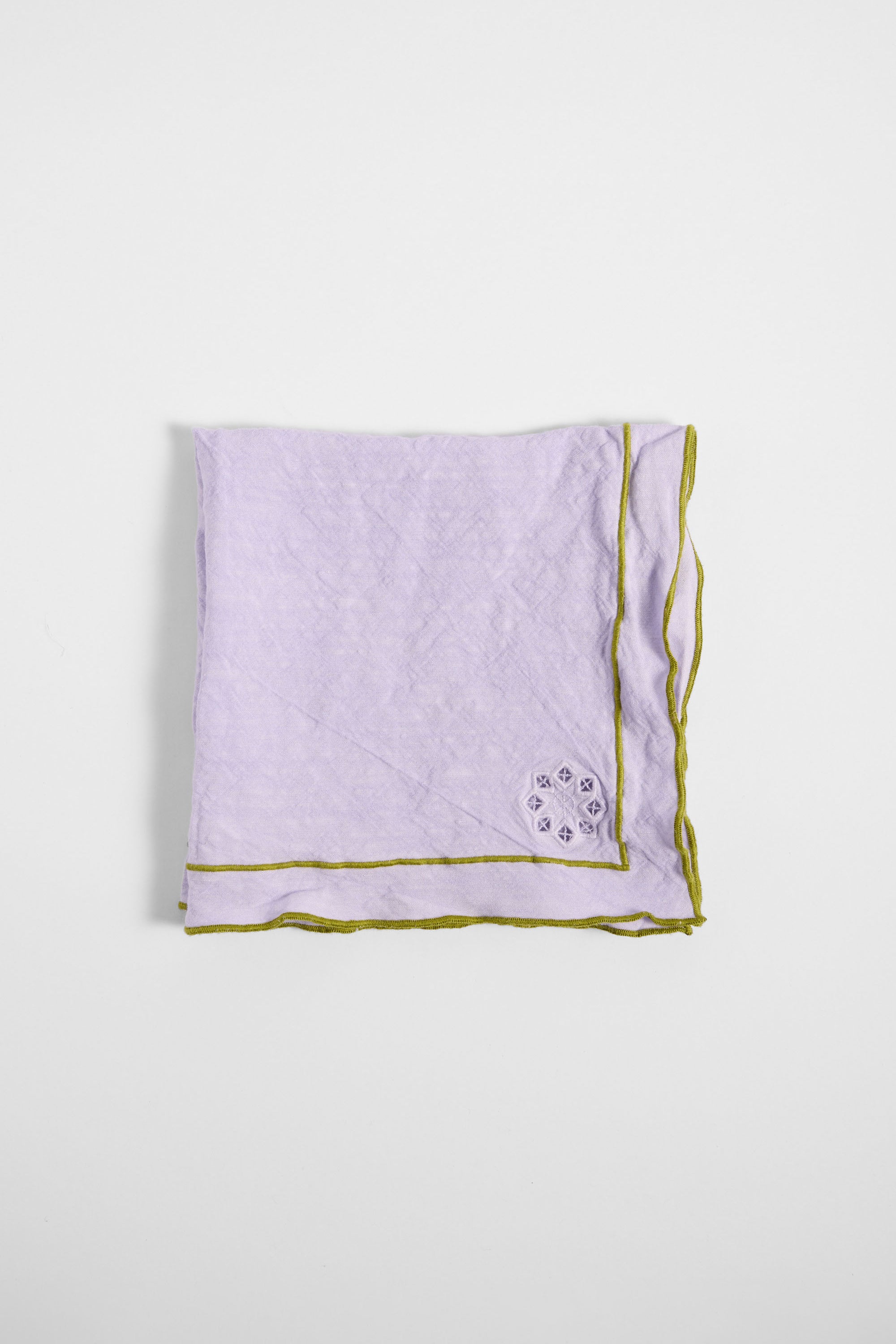 Day For Night Napkins Lavender/Olive Set of 4