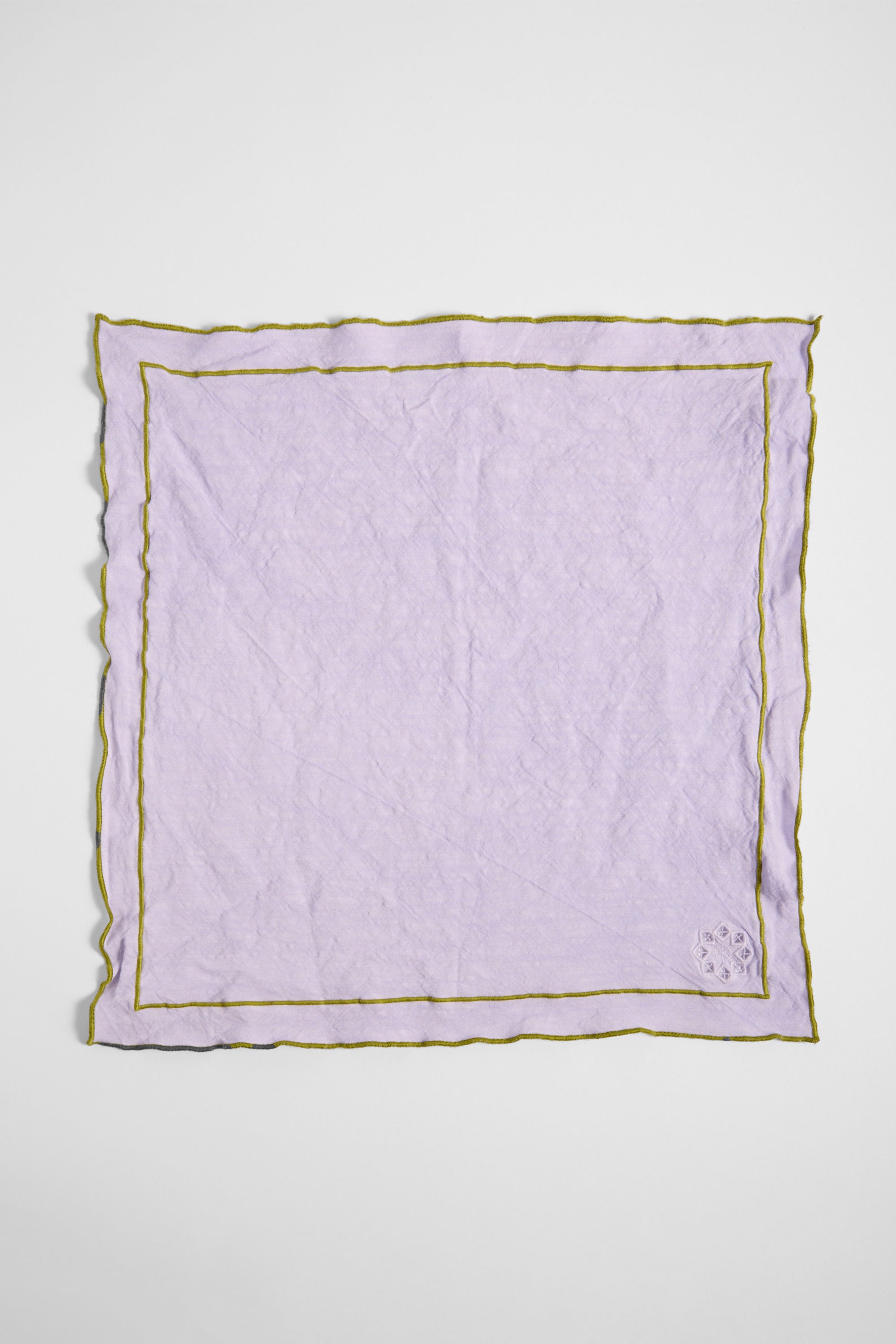 Day For Night Napkins Lavender/Olive Set of 4