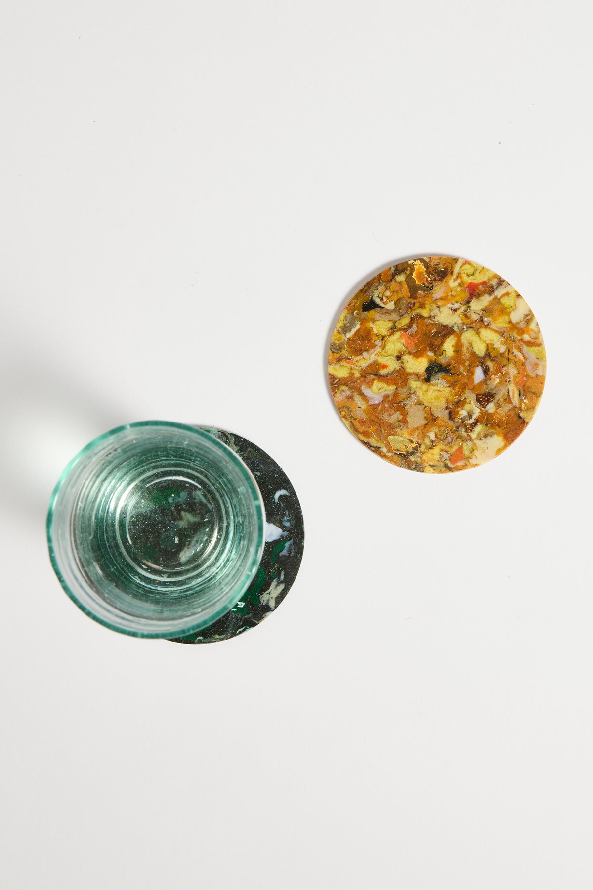 Marbled Coasters - Set of 4
