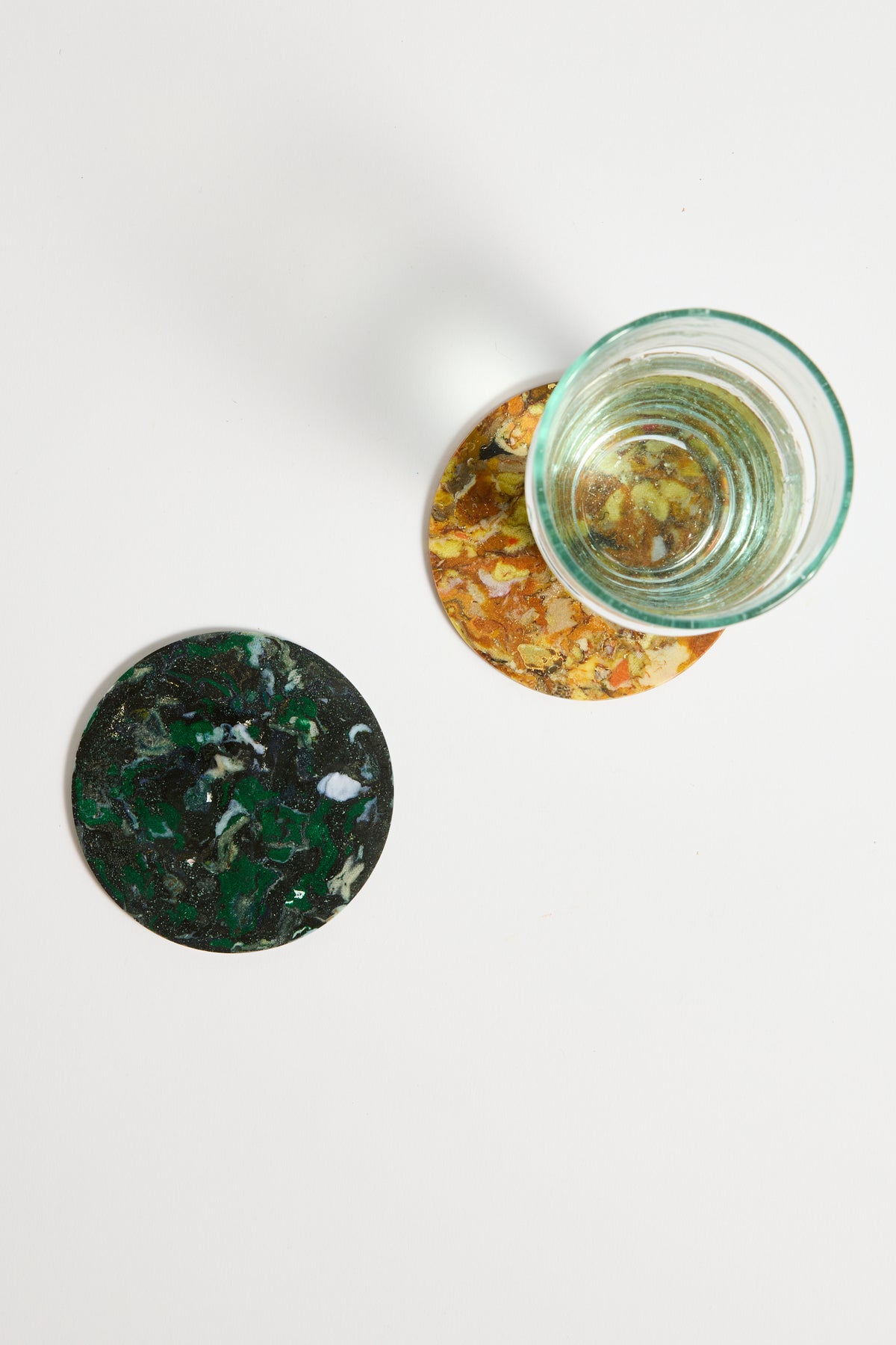 Marbled Coasters - Set of 4