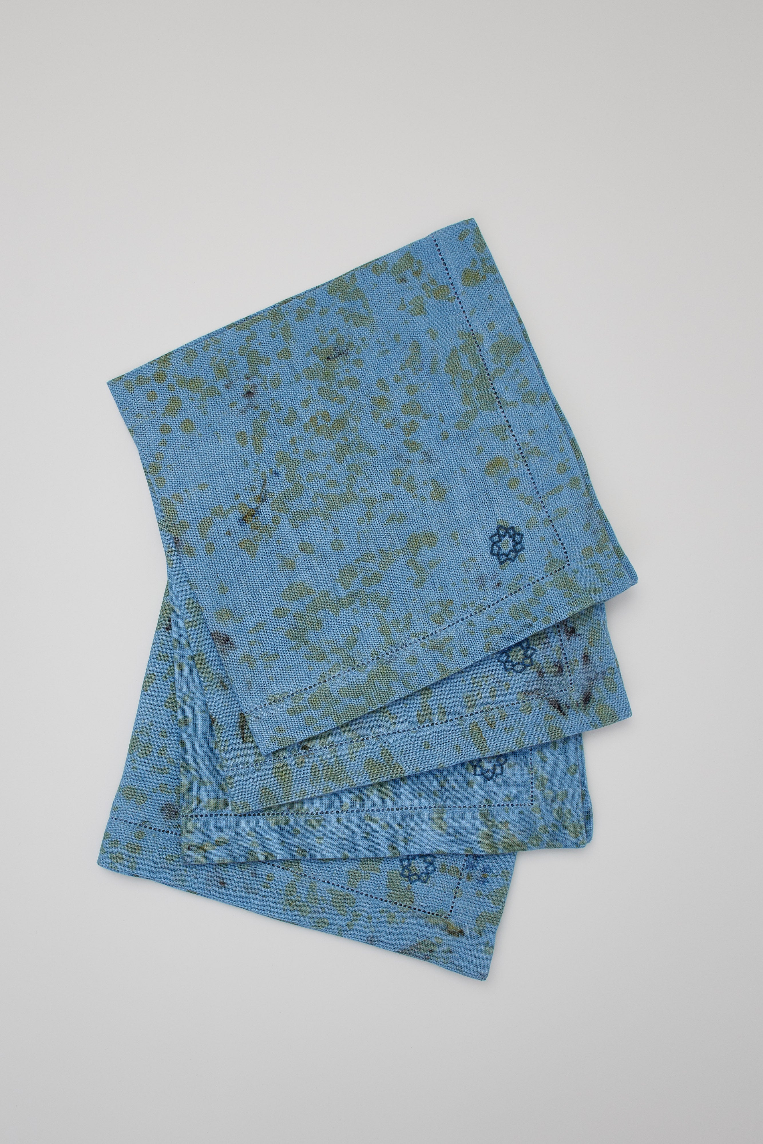 Blessed Flower Napkins Azure