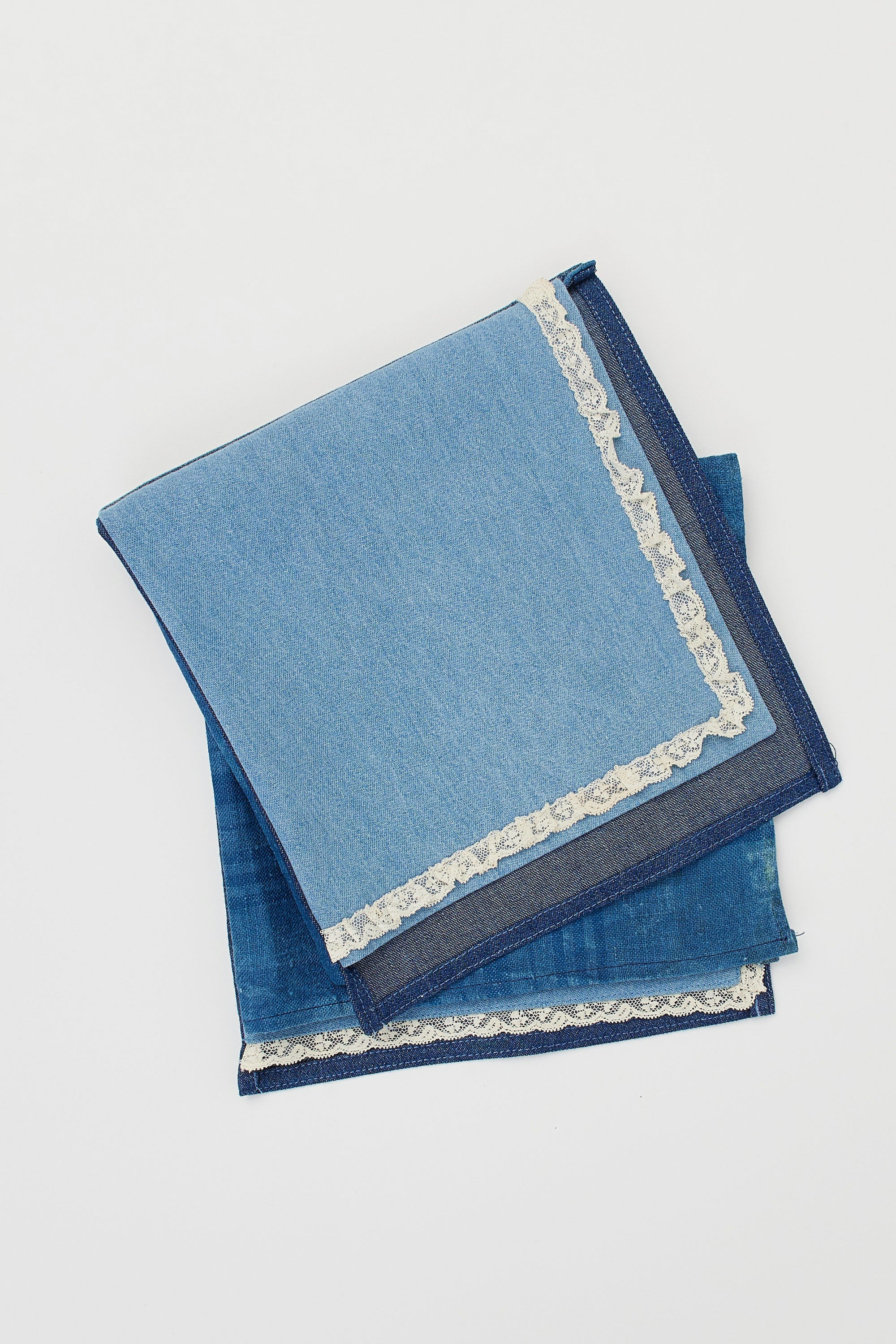 Patchwork Denim Napkins set of 2