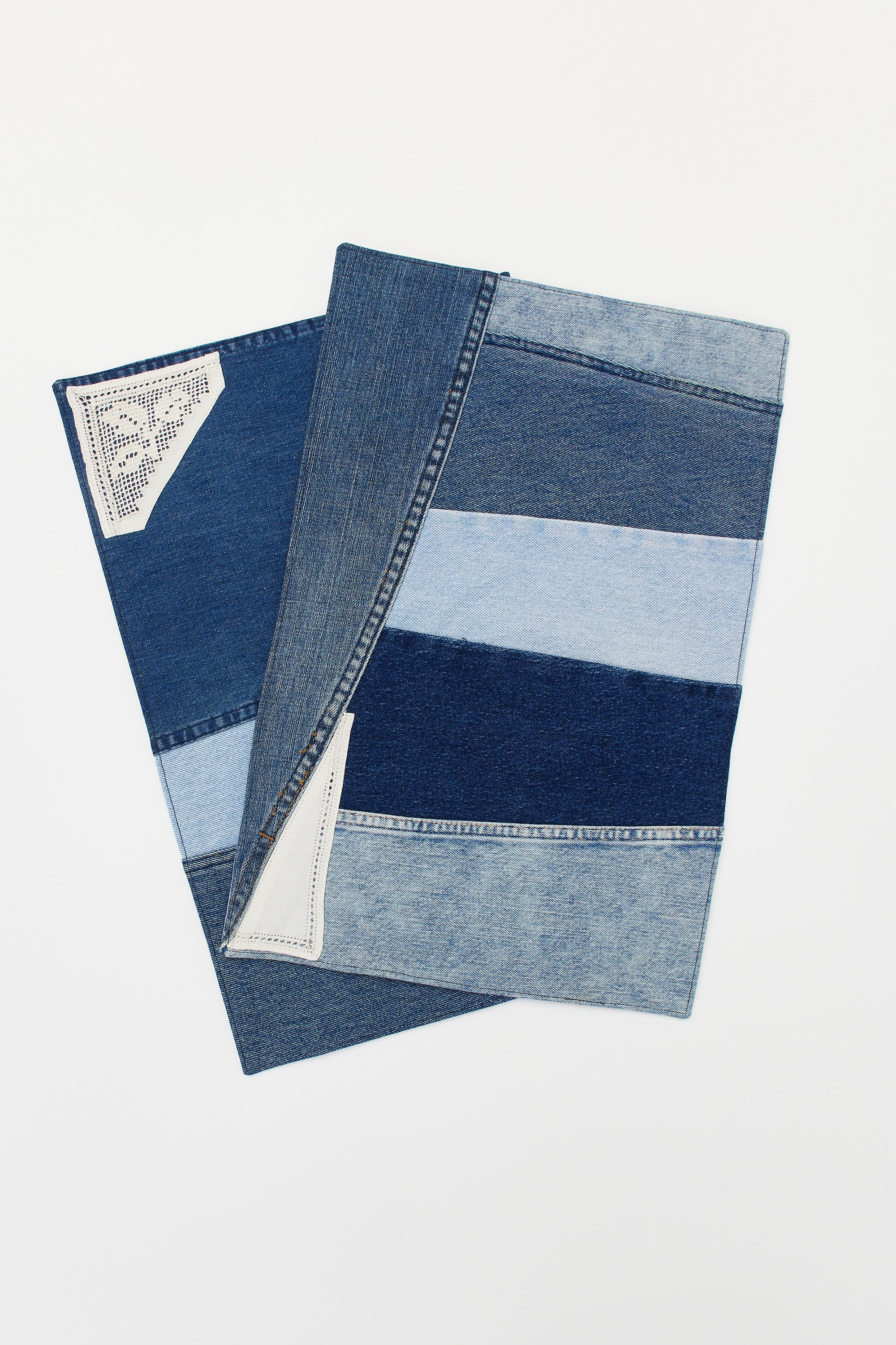 Patchwork Denim Placemat set of 2