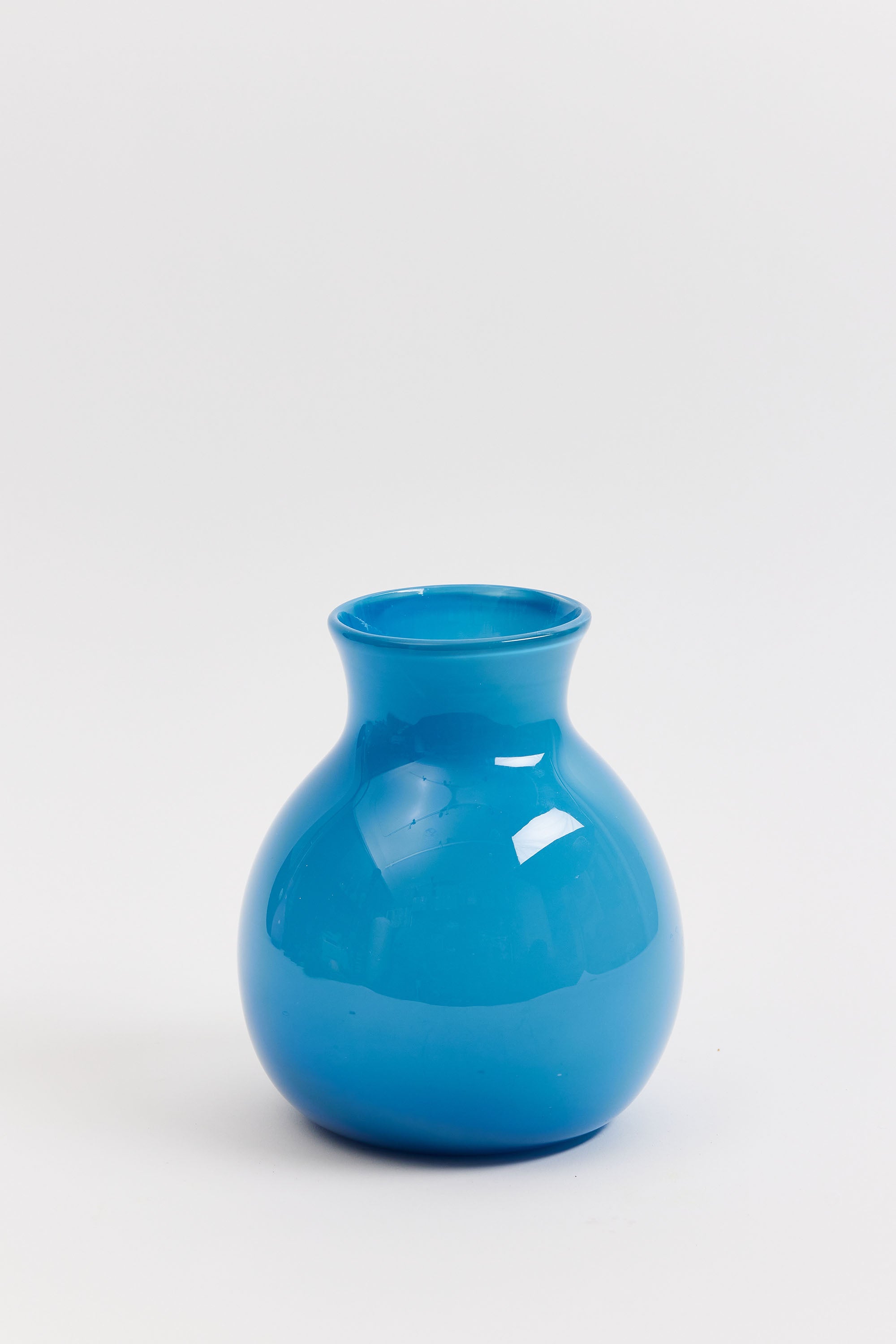 Michael Anchin Short Lapis Blue Vase