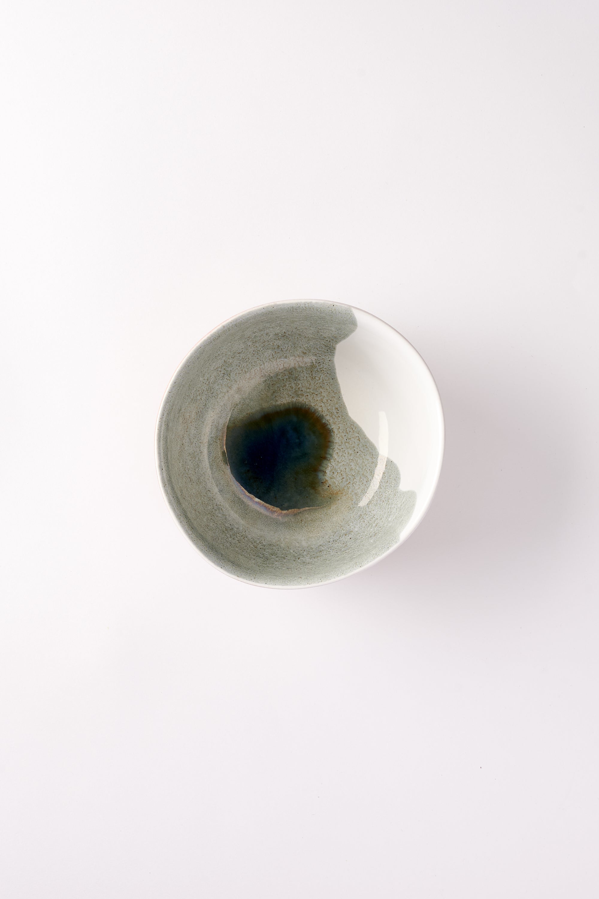 Oriana’s Ashes Cereal Bowl with Moss Overglaze