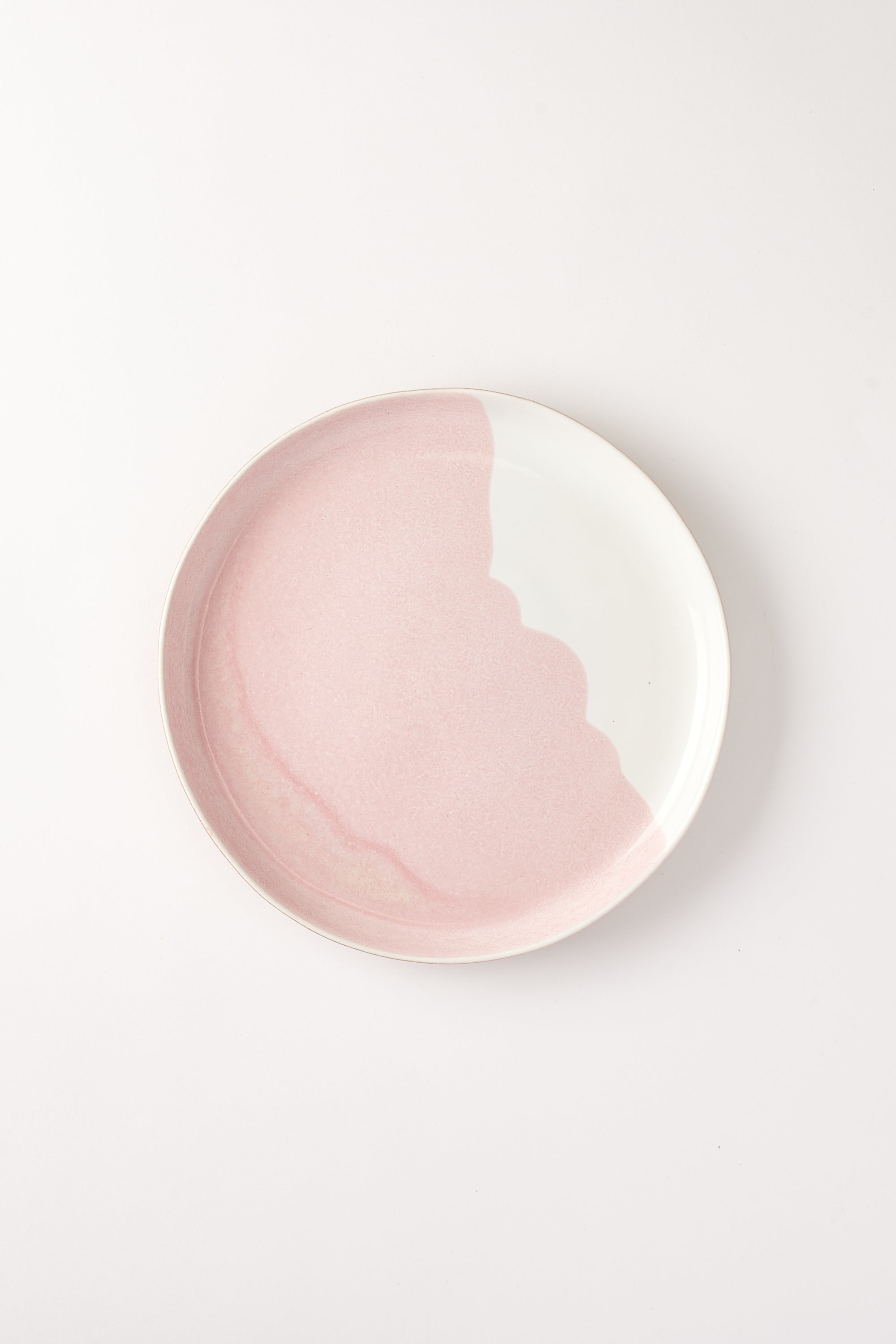 Oriana’s Ashes Salad Plate with Peony Overglaze