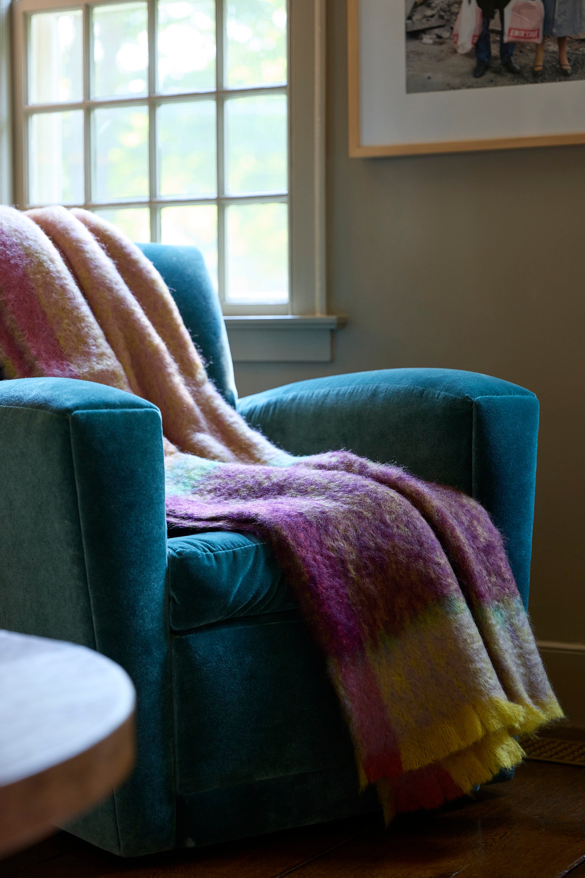 MANTAS EZCARAY マンタスエスカライ　大判ブランケット Mantas Ezcaray Blanket RZ-12 Plum Combo – Rentrayage