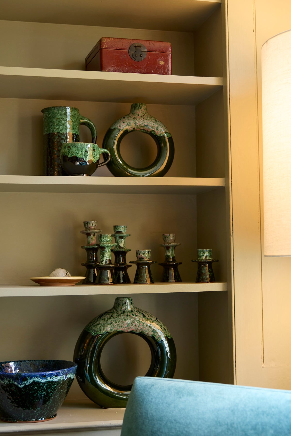 Marrakechi Rose Ceramic Candlestick