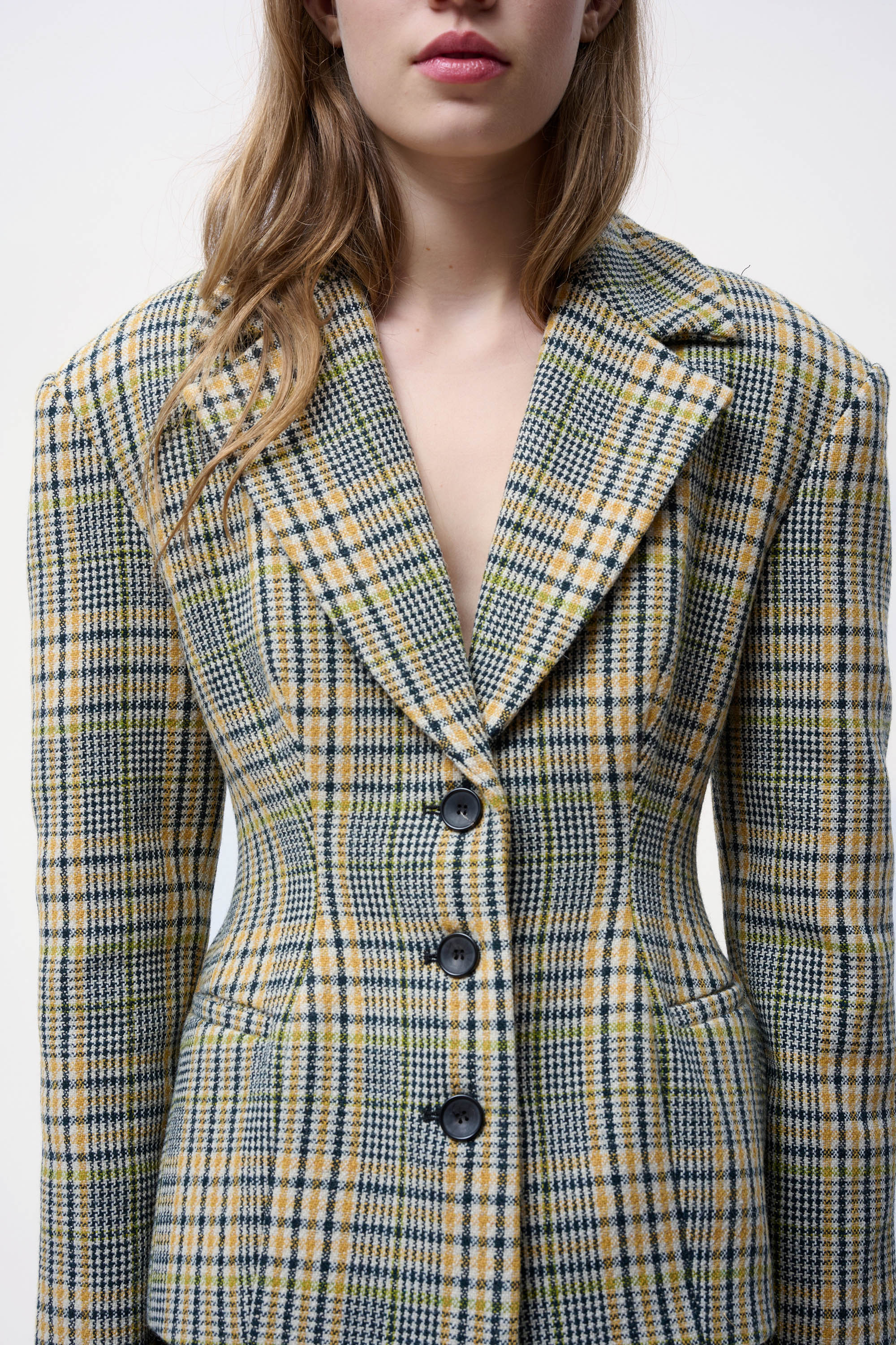 Ramblette Blazer in Yellow Plaid