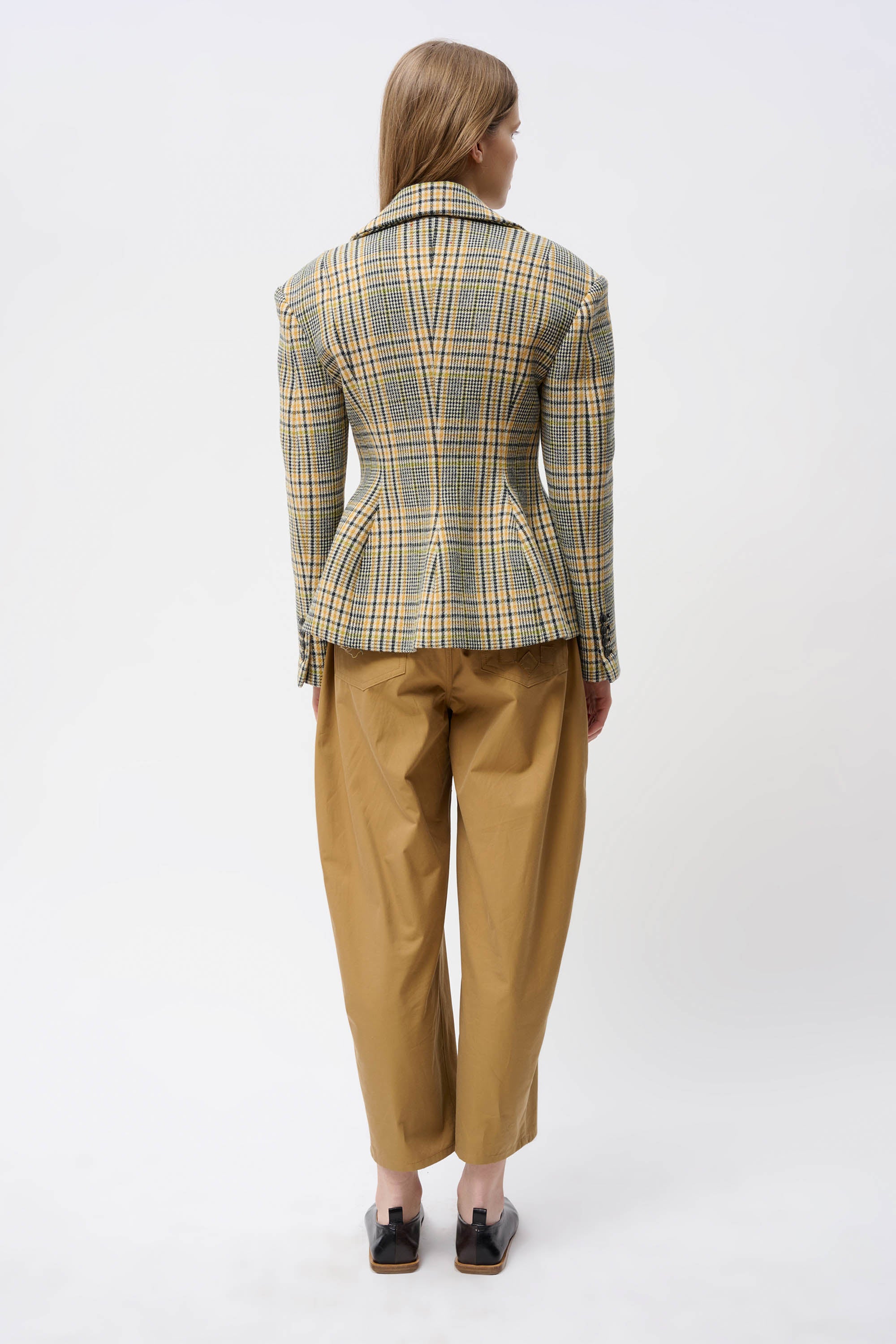 Ramblette Blazer in Yellow Plaid