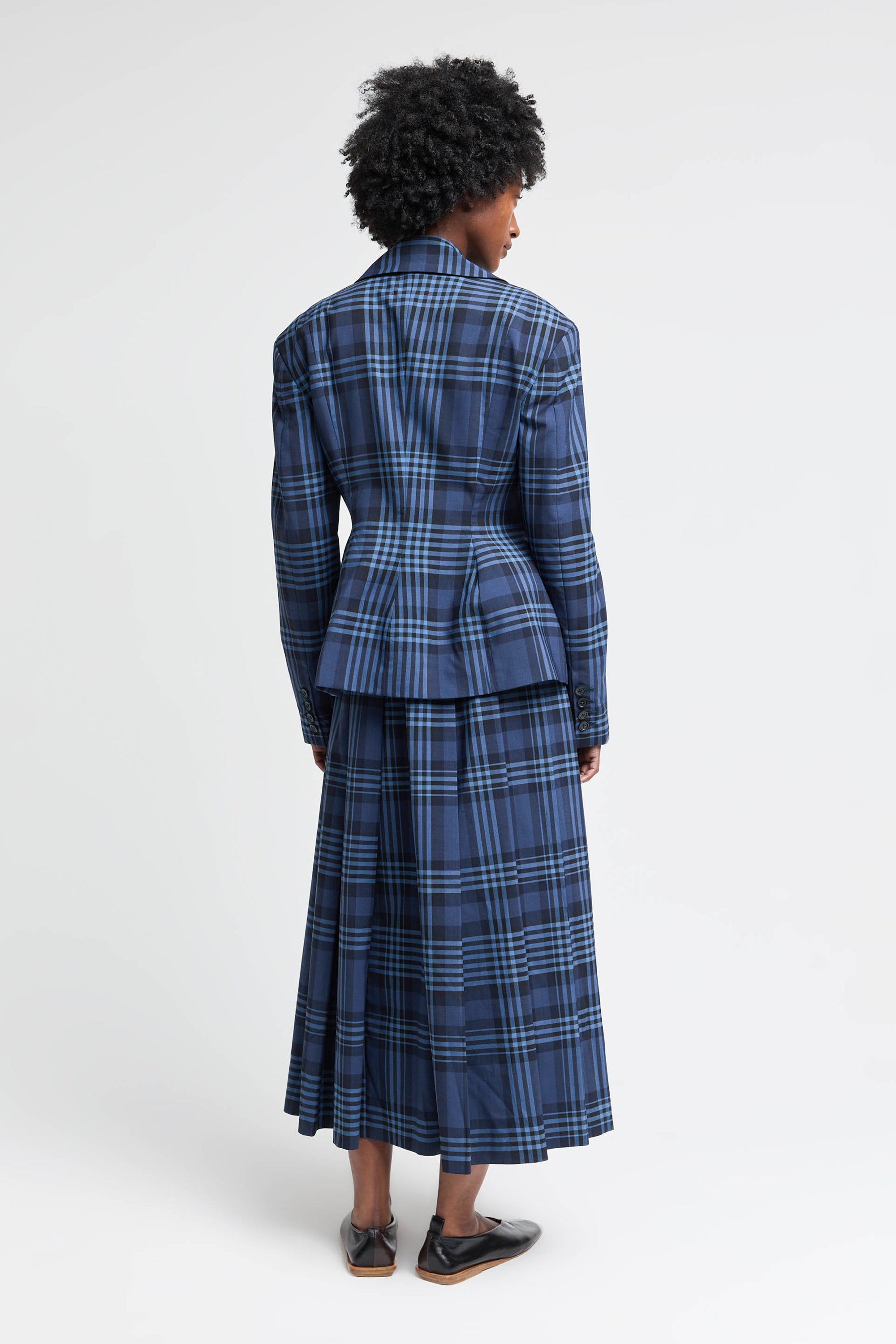 Ramblette Blazer in Blue Plaid