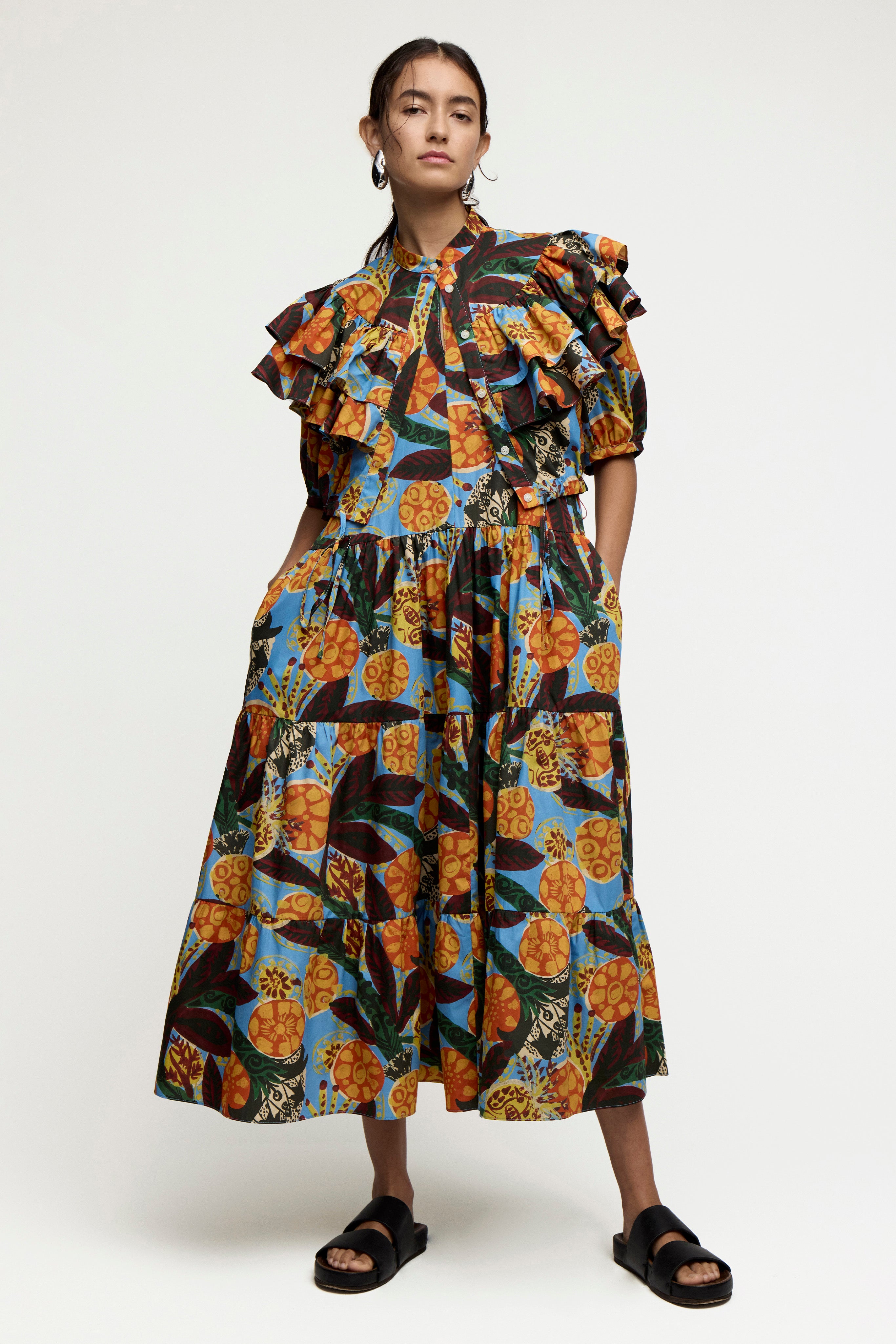 Indio Rose Dress in Sicilian Fruit