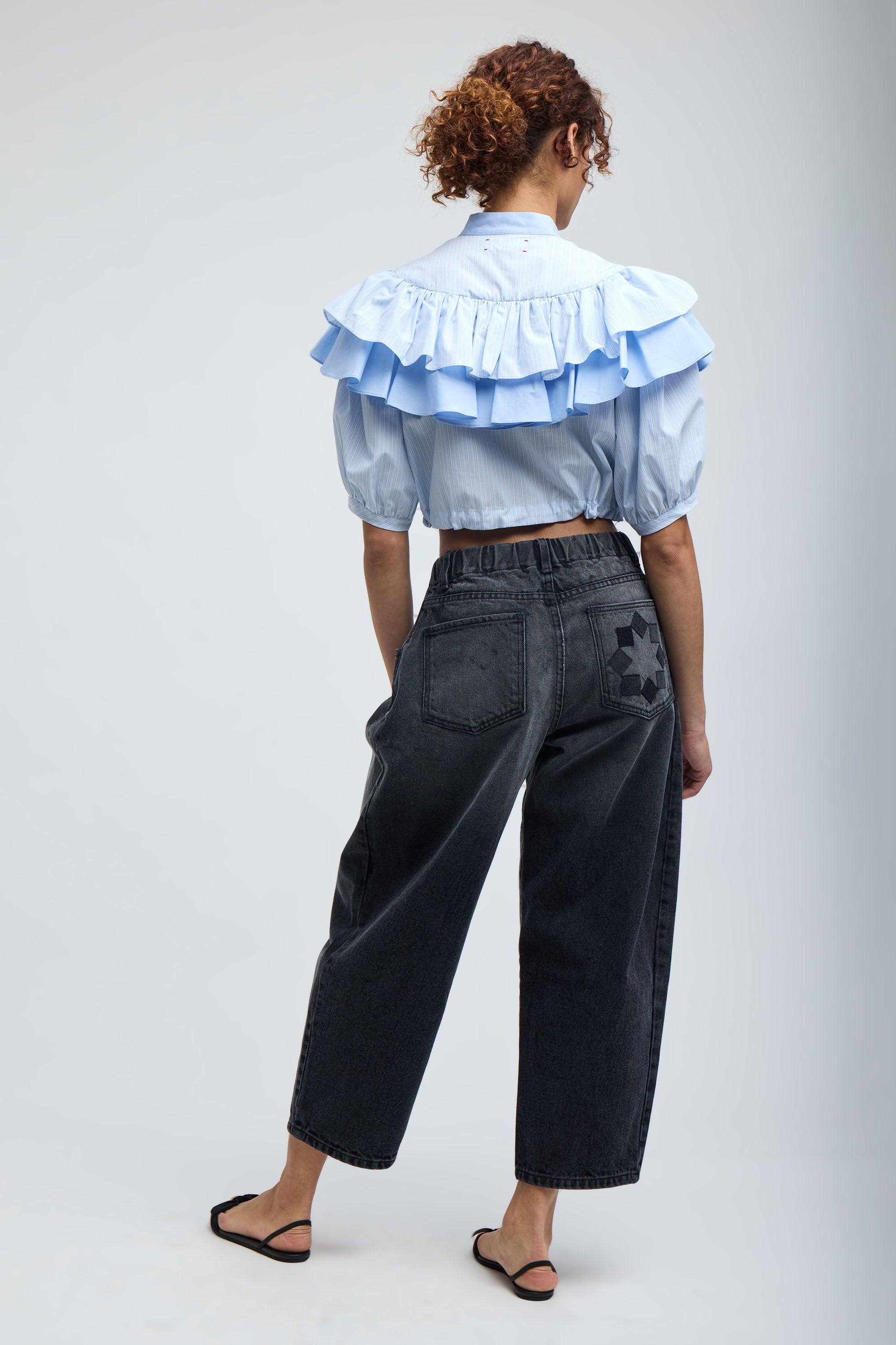 Prudence Ruffle Top – Rentrayage