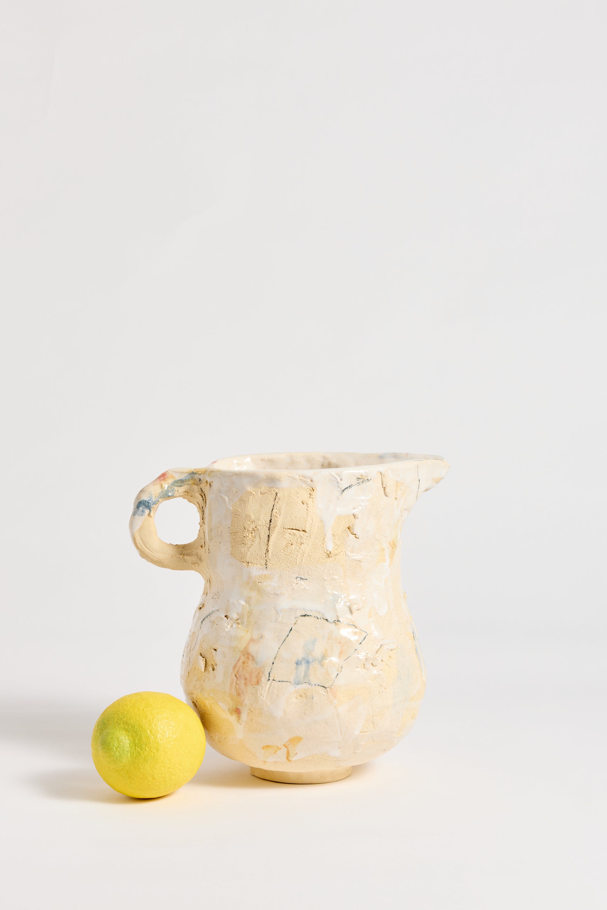 Negraypunto Hand Made Ceramic Pitcher