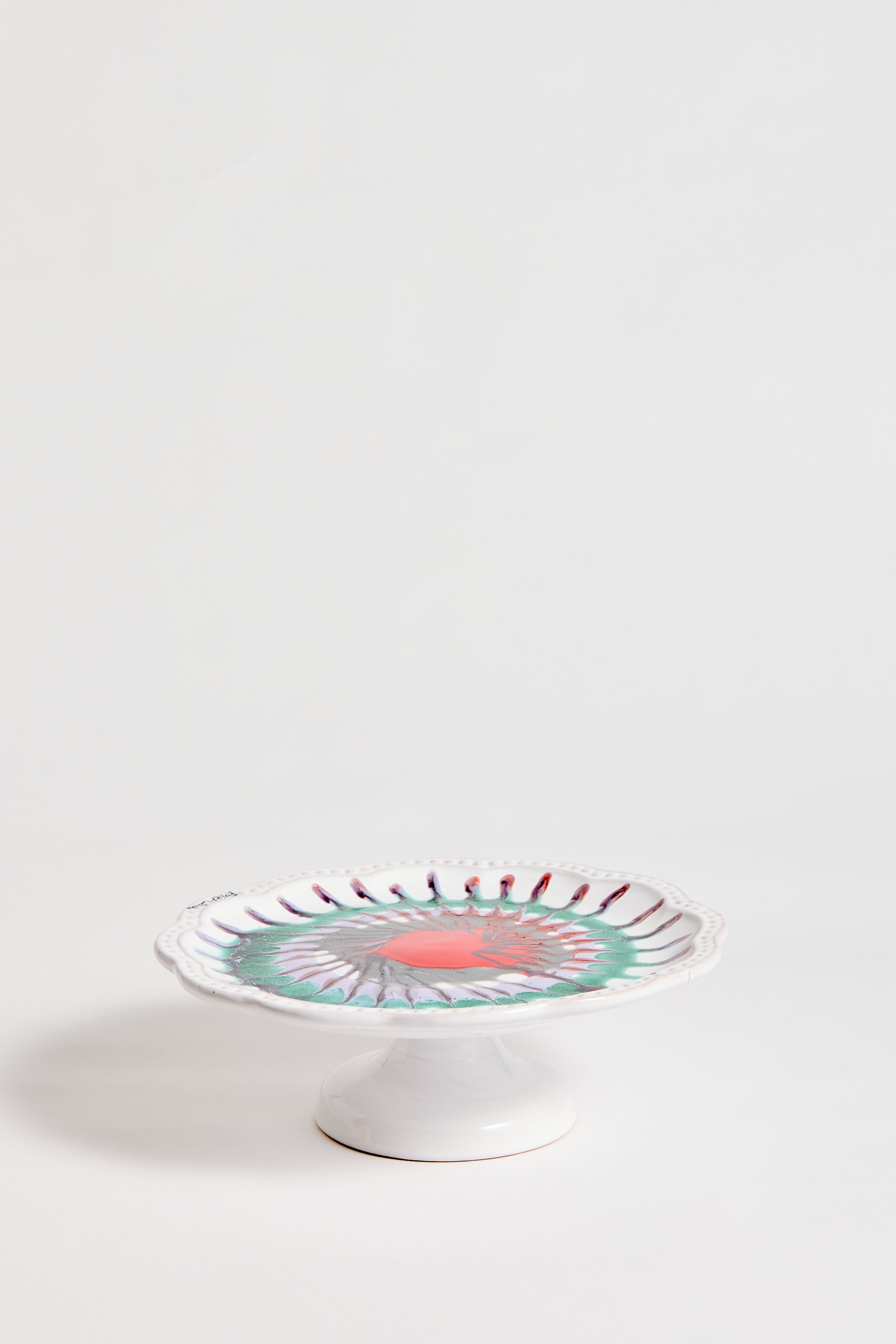 Nicola Fasano Ceramic Cake Plate