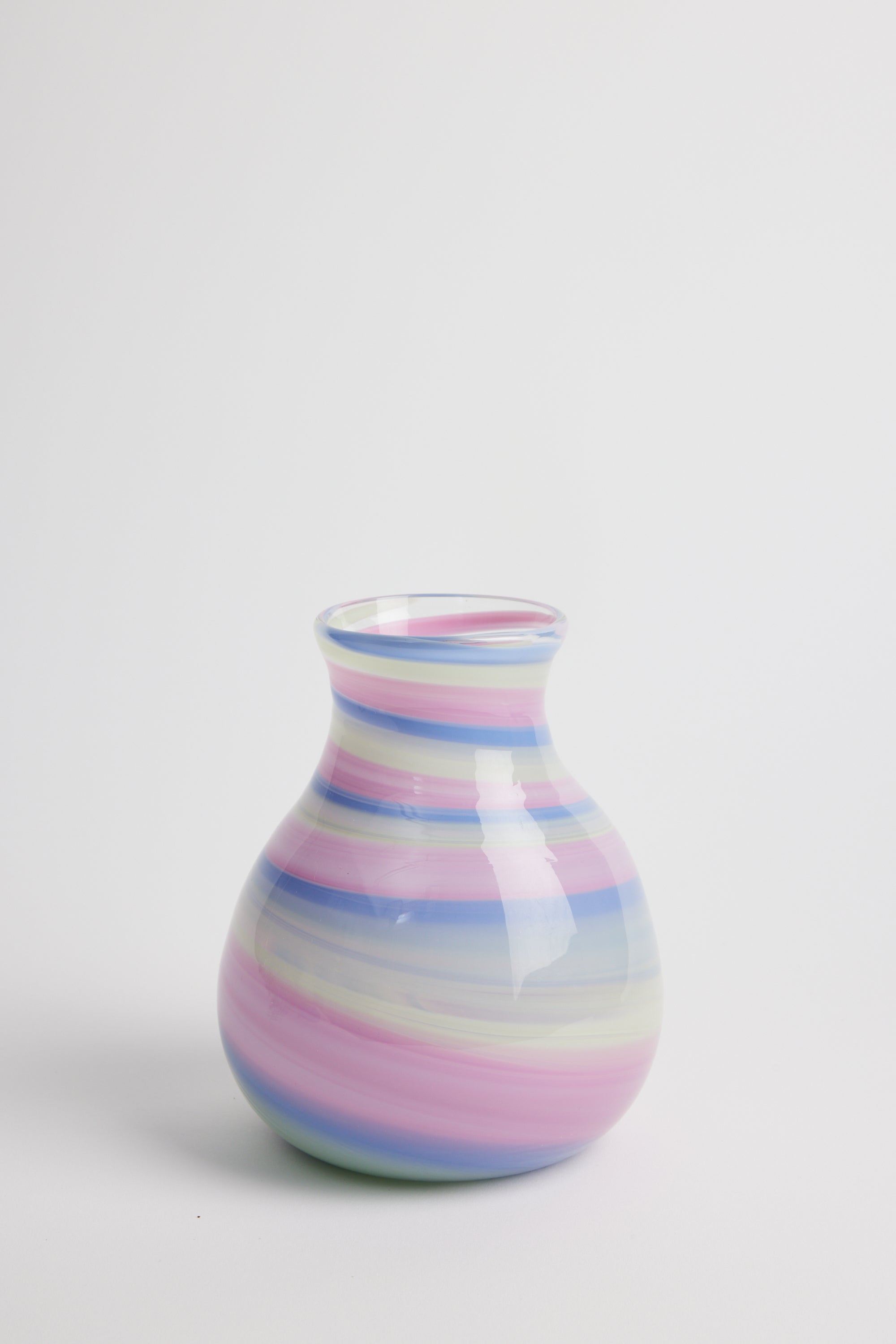 Michael Anchin Pink Purple Twist Vase