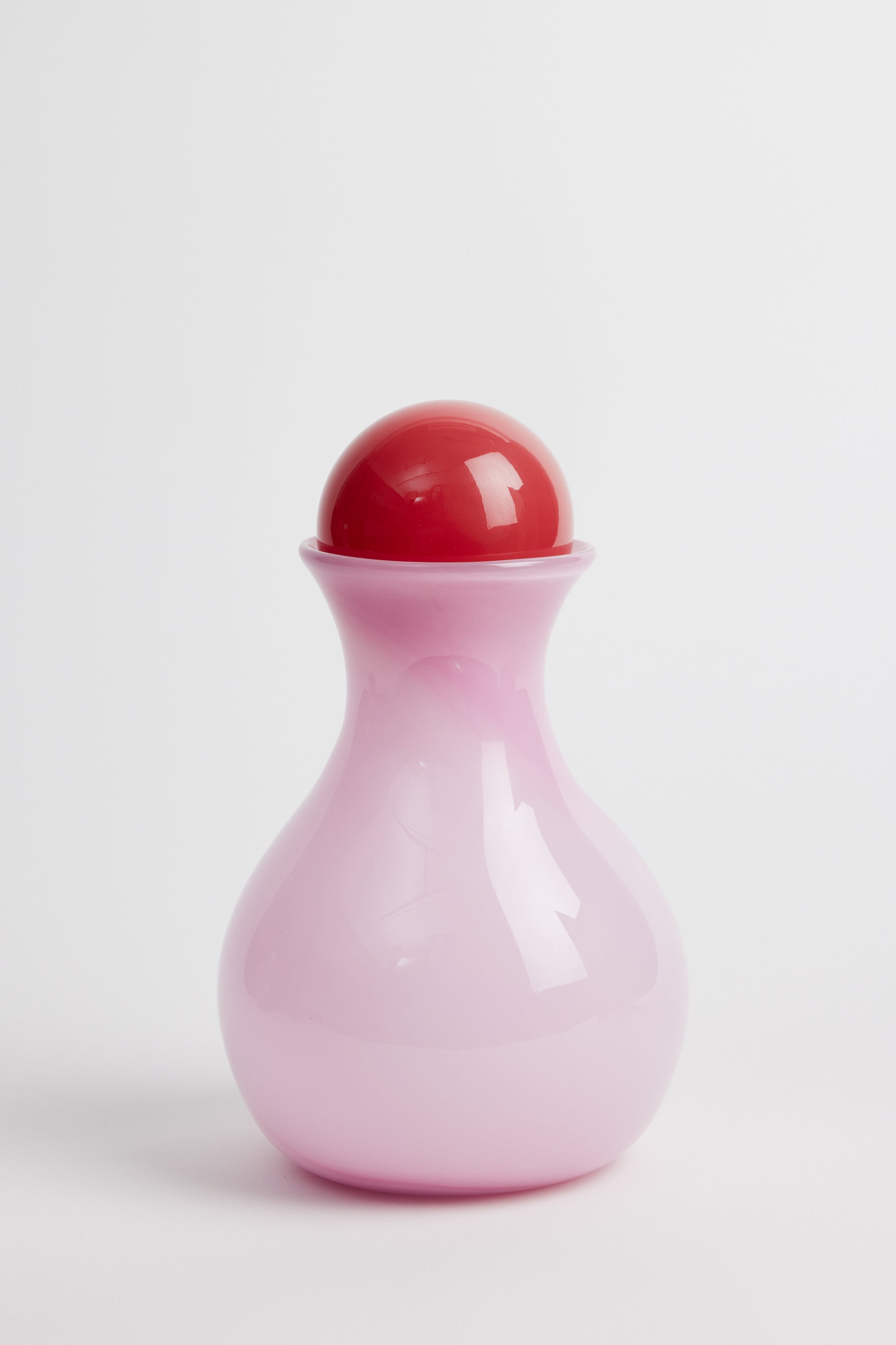 Michael Anchin Small Pink Vase with Ball