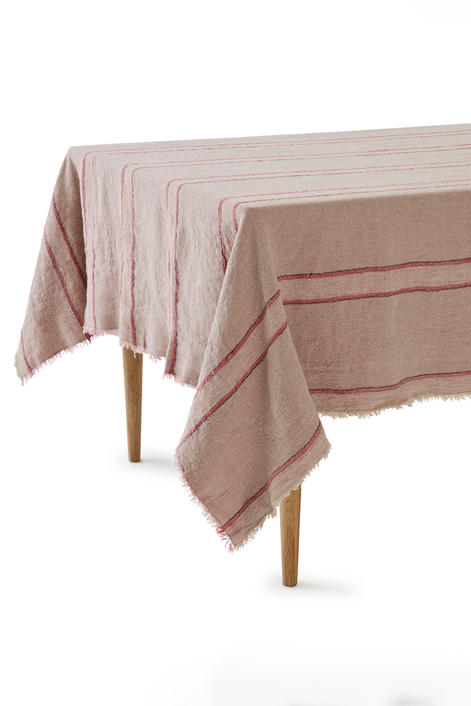 Charvet Linen Tablecloth in Rose