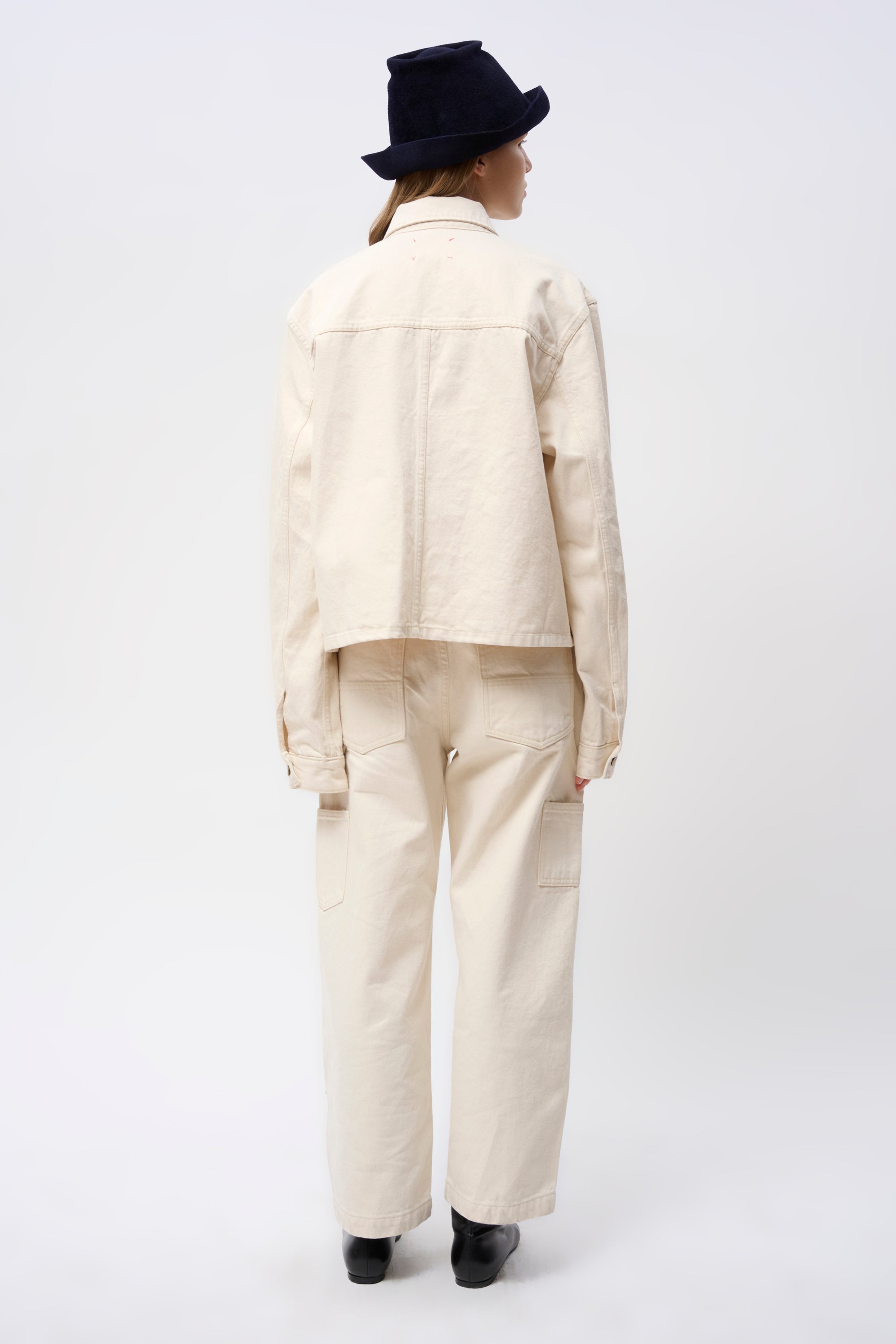 WORKMAN DENIM JACKET ECRU