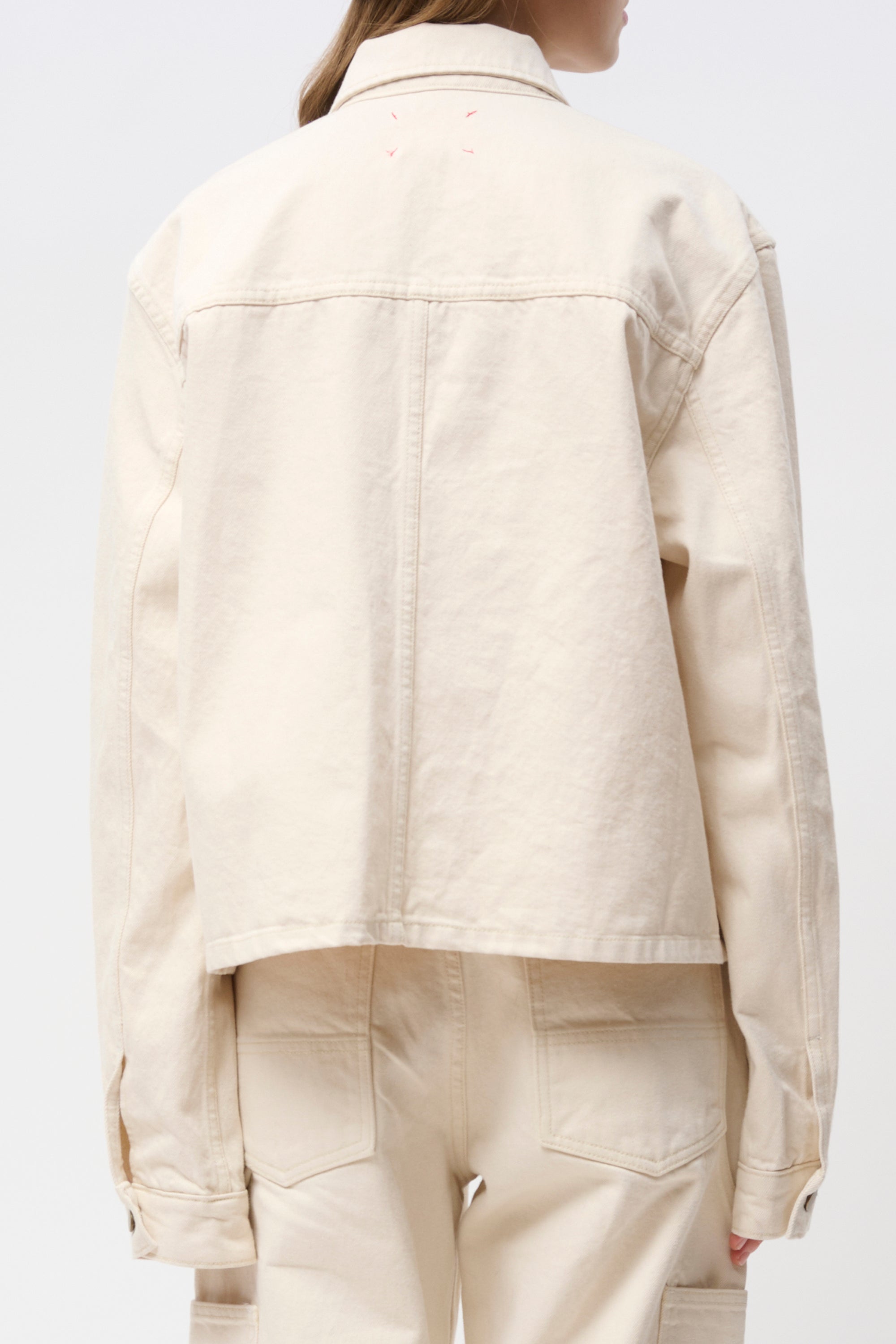 WORKMAN DENIM JACKET ECRU
