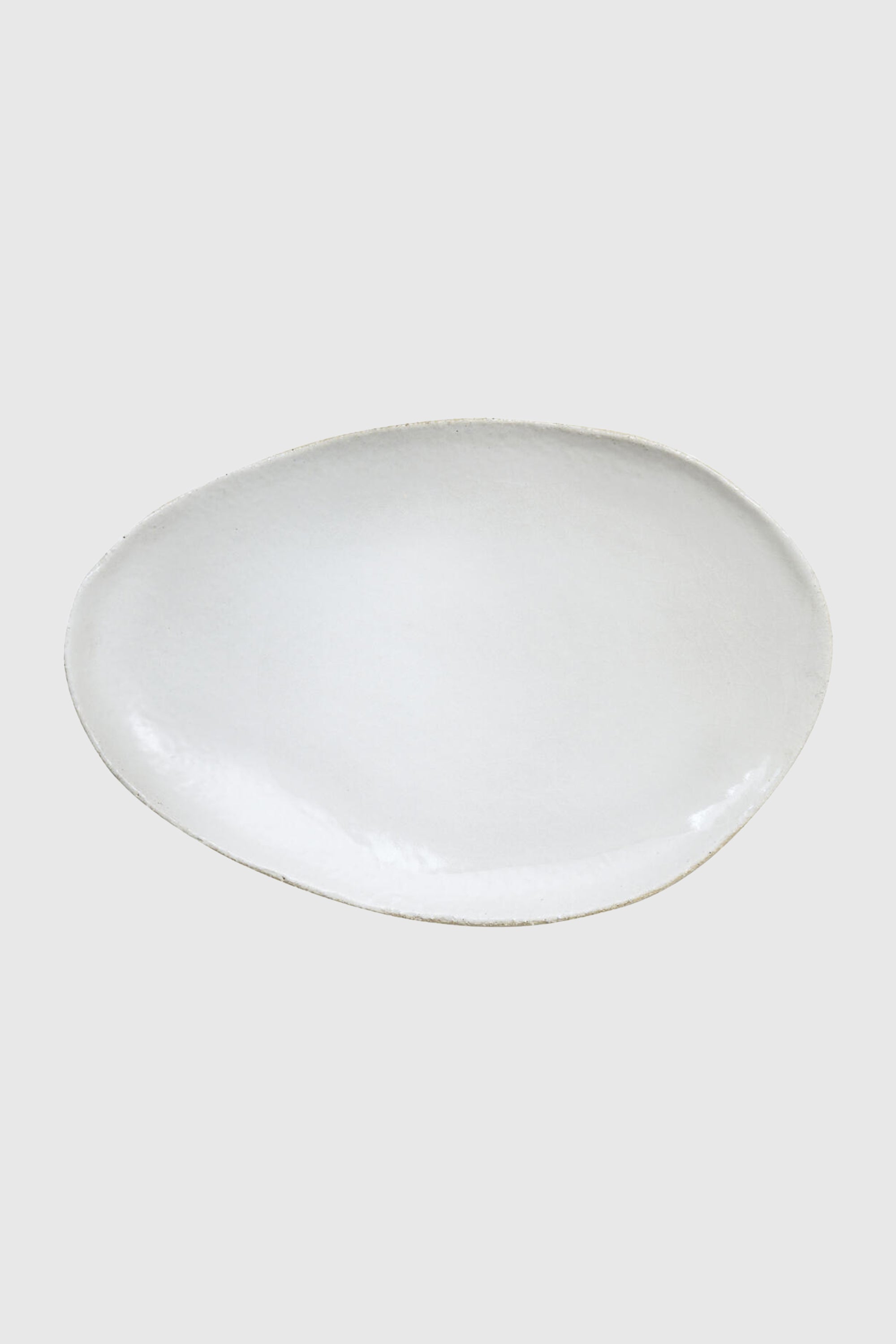 Wabi Oval Serving Dish in Blanc