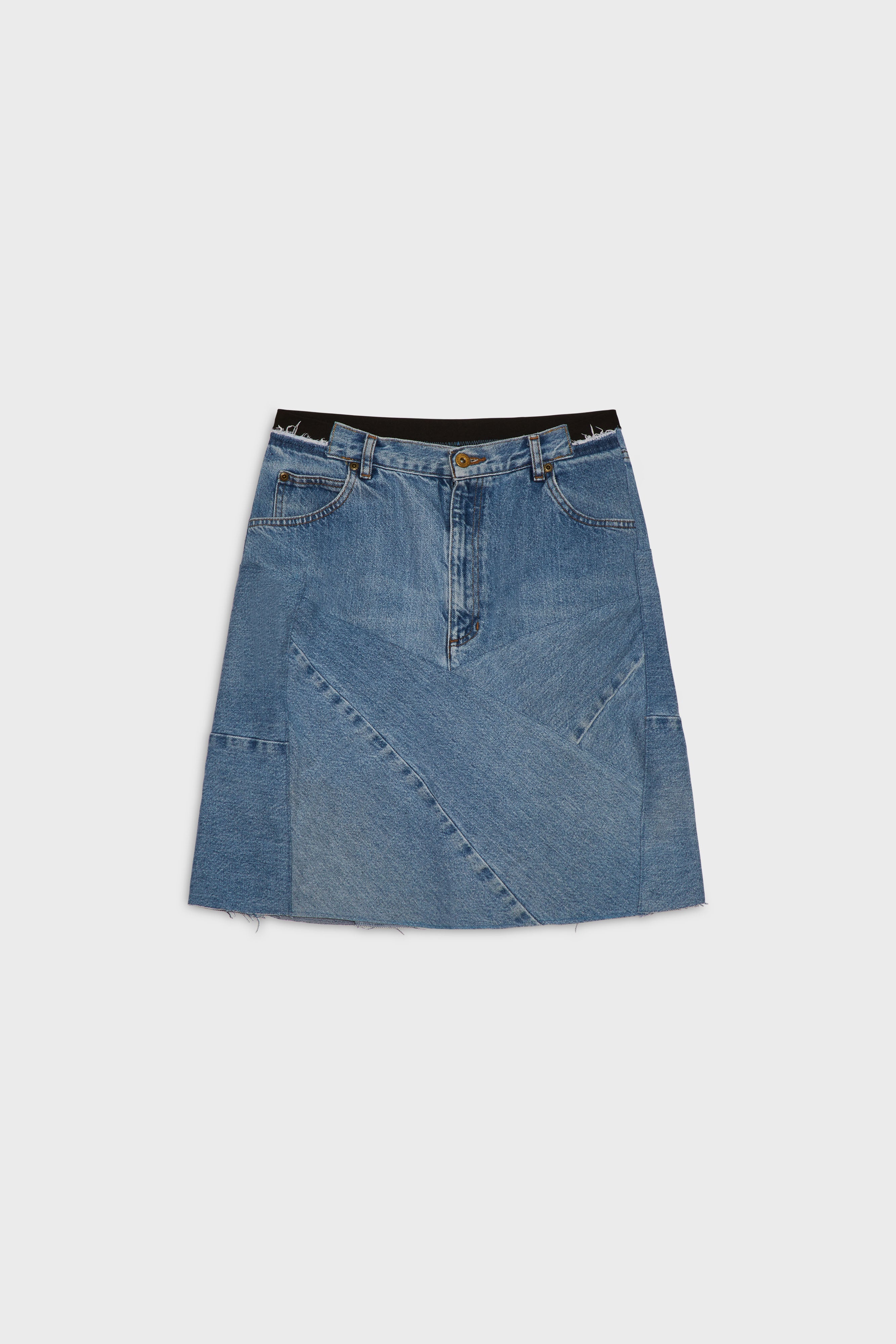 Precious Cargo Denim Skirt