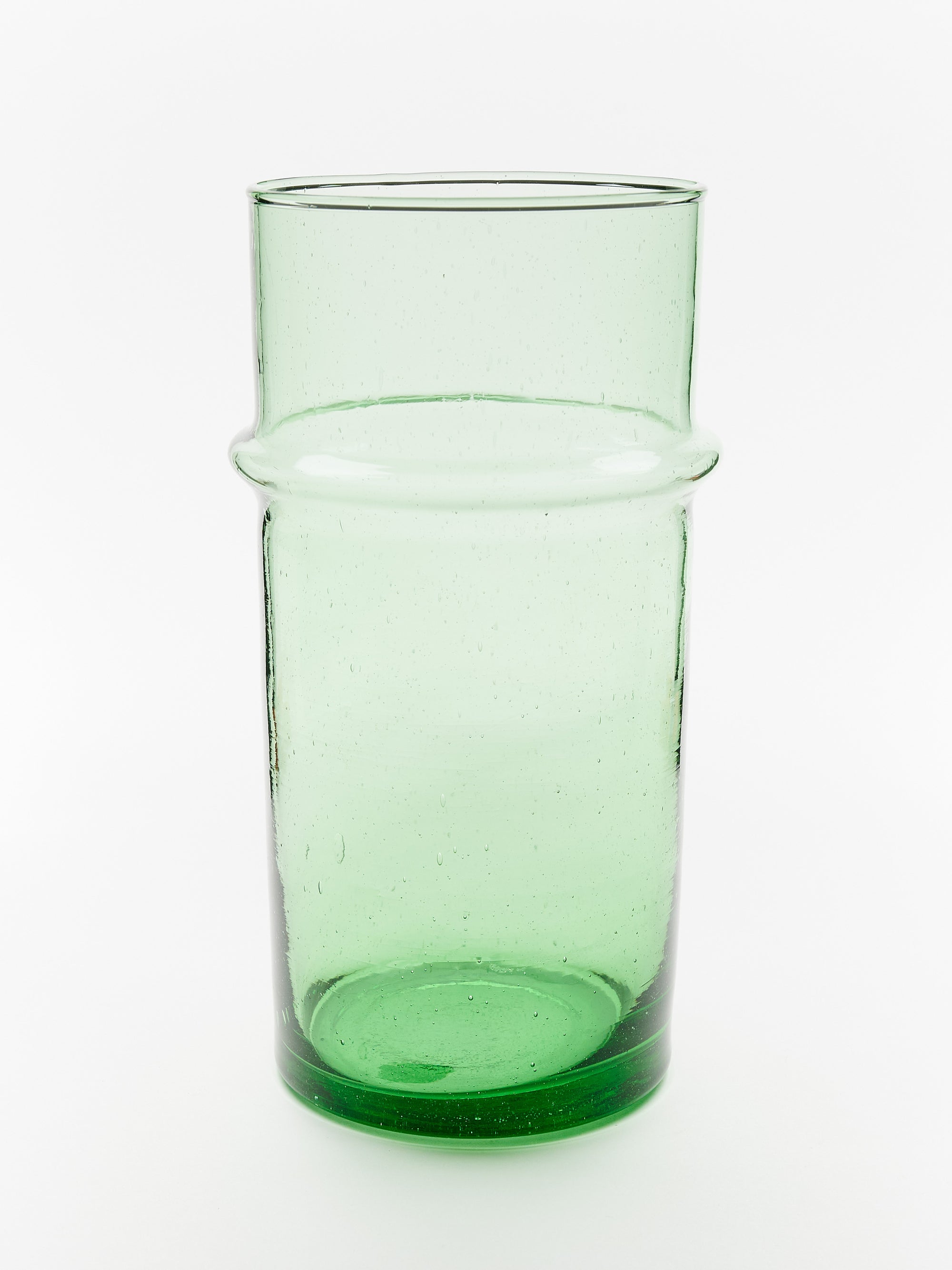 VERRE BELDI GREEN GLASS VASE