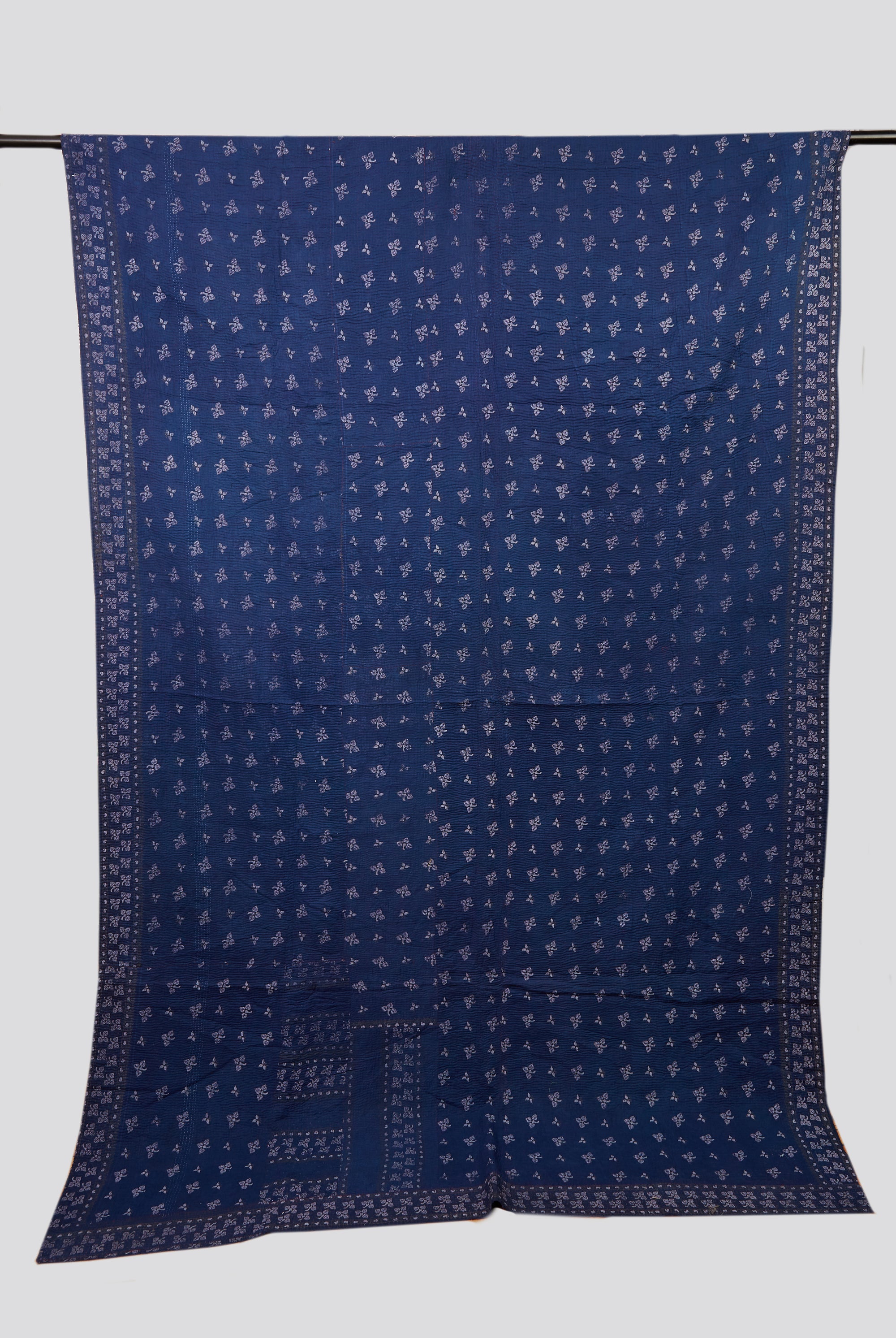 Auntie Oti Overdyed Indigo Patchwork Quilt