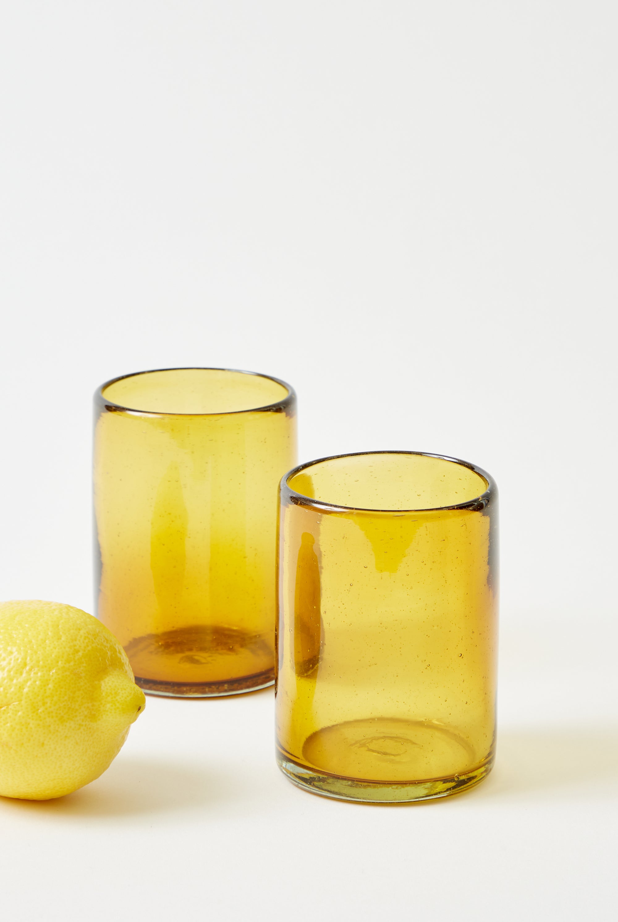 Nada Duele Set of 2 Honey Water Glasses
